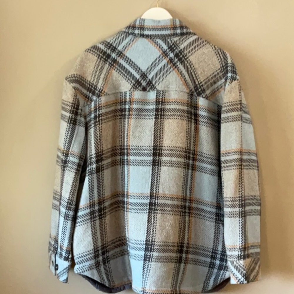 Prana Lower Falls Flannel Jacket big sky blue - Picture 4 of 8
